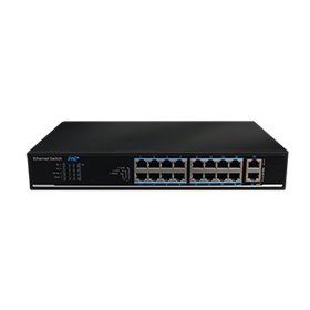 Switch 16 porturi PoE, 2 porturi uplink - UTEPO SF18P-LM
