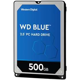 HDD Mobile WD Blue (2.5'', 500GB, 128MB, 7200 RPM, SATA 6Gbps)